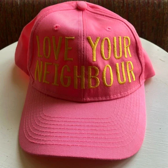 Support Pride Month! Love Your Neighbor Ball Cap - Picture 2 of 5